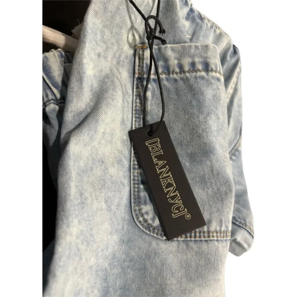 NWT Blank NYC 90’s style drawstring waist boyfriend shorts XS - Picture 4 of 6